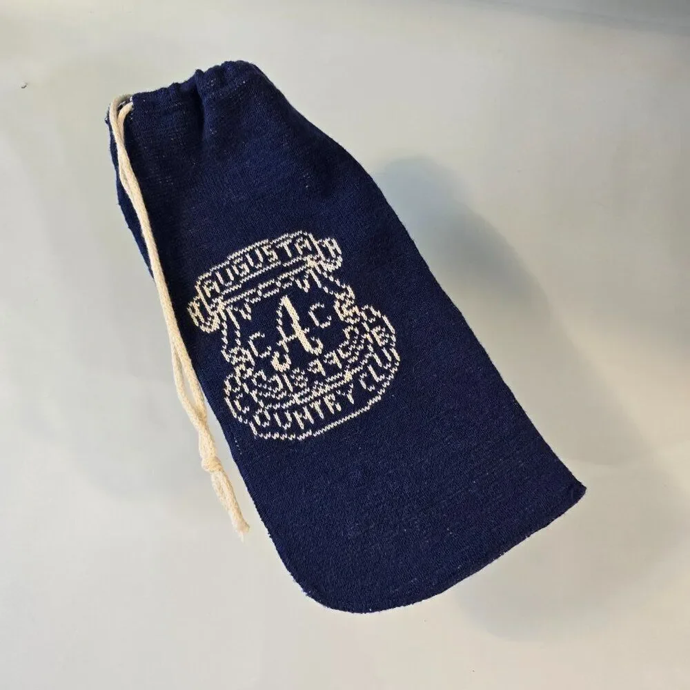 Vintage Augusta Country Club Drawstring Bag Michael Reynolds PGA Professional